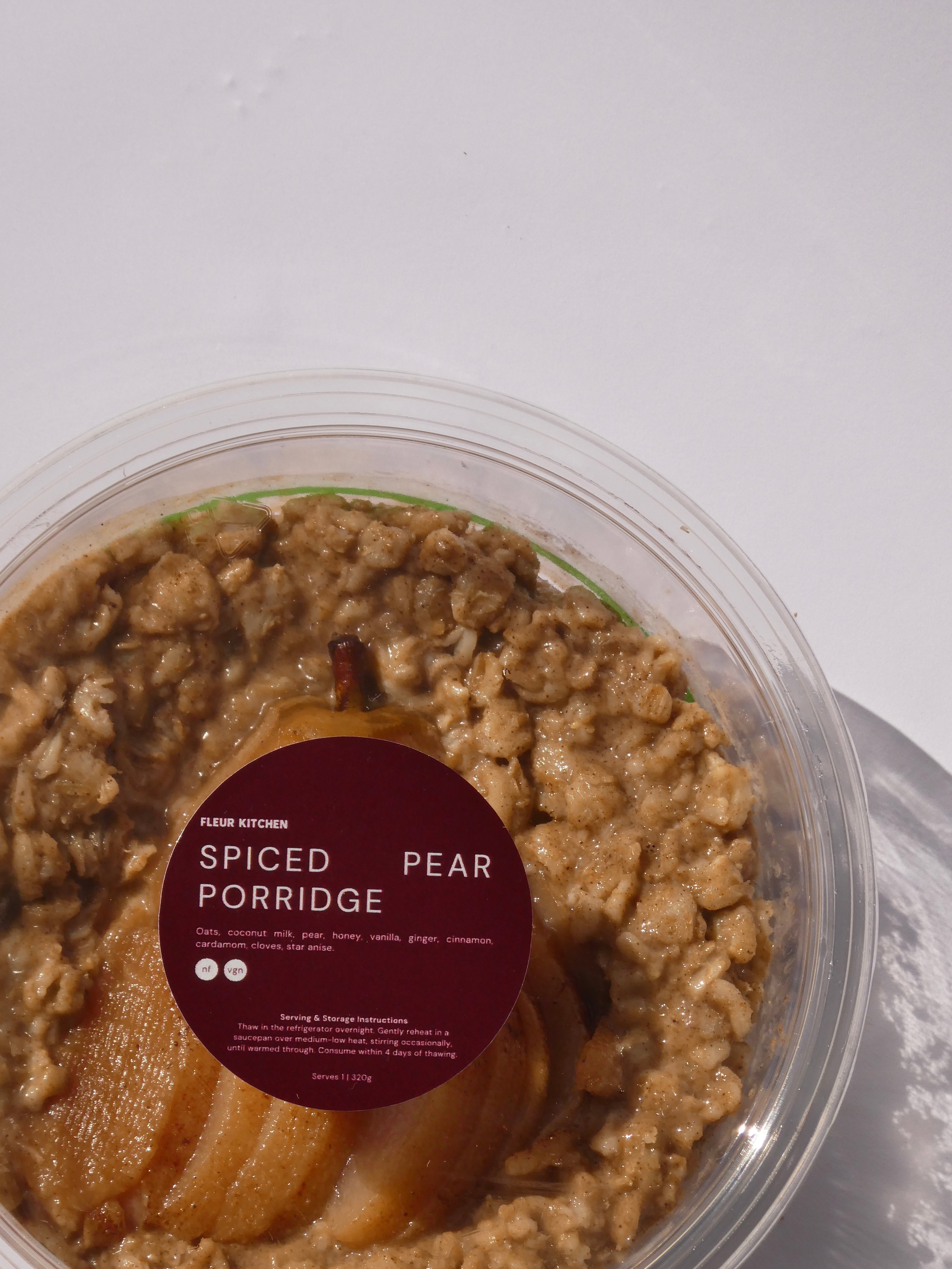 Spiced Pear Porridge