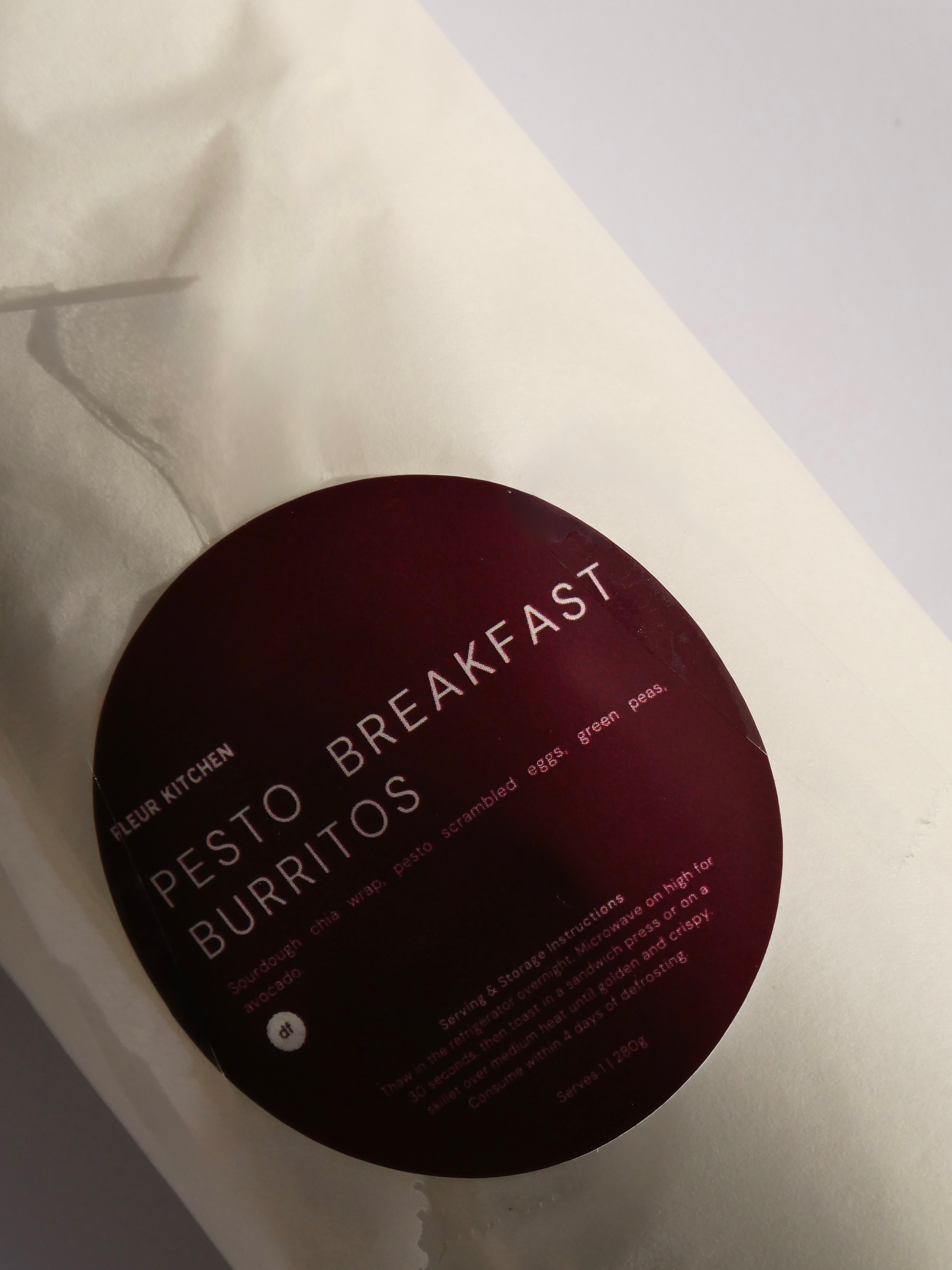 GF Pesto Breakfast Burritos